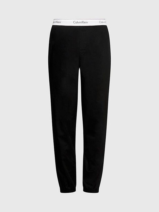 Black Calvin Klein Lounge - Modern Cotton Men Joggers | GJYN-75098