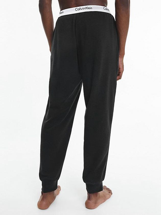 Black Calvin Klein Lounge - Modern Cotton Men Joggers | ZALS-01349