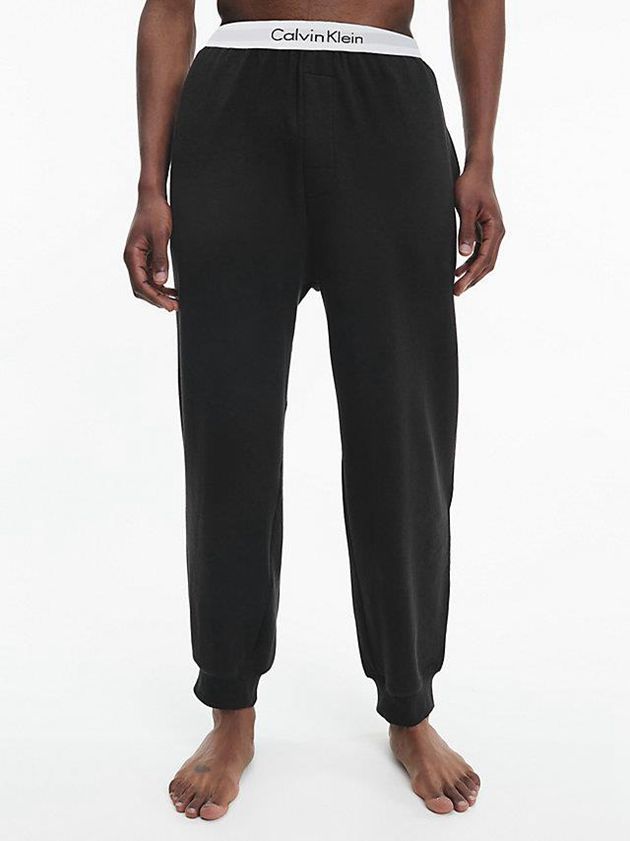Black Calvin Klein Lounge - Modern Cotton Men Joggers | ZALS-01349