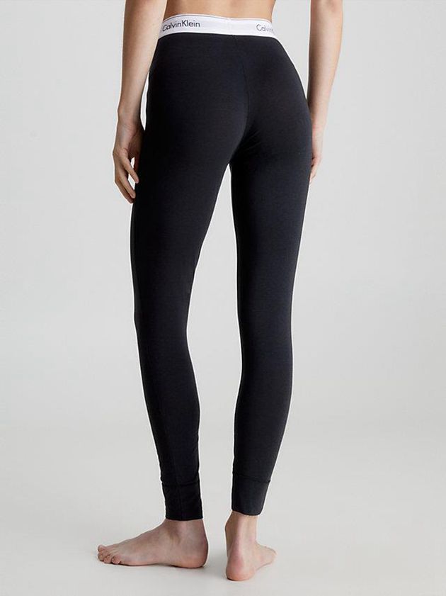 Black Calvin Klein Lounge - Modern Cotton Women Leggings | IPLT-09542