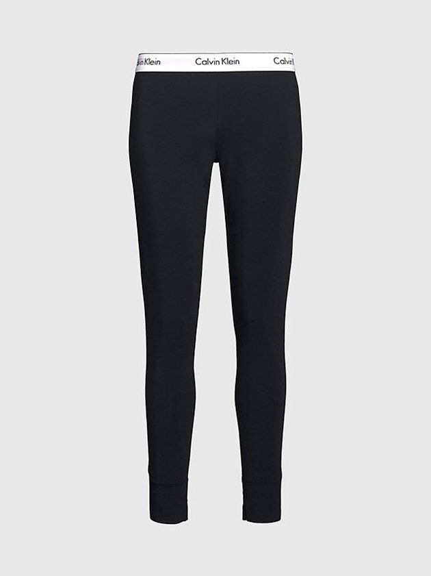 Black Calvin Klein Lounge - Modern Cotton Women Leggings | IPLT-09542