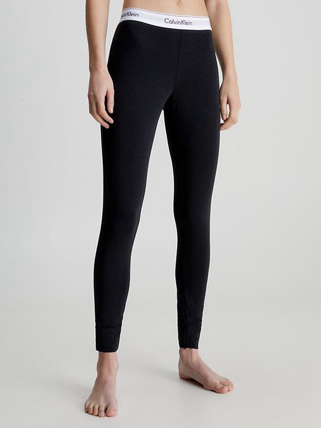 Black Calvin Klein Lounge - Modern Cotton Women Leggings | IPLT-09542