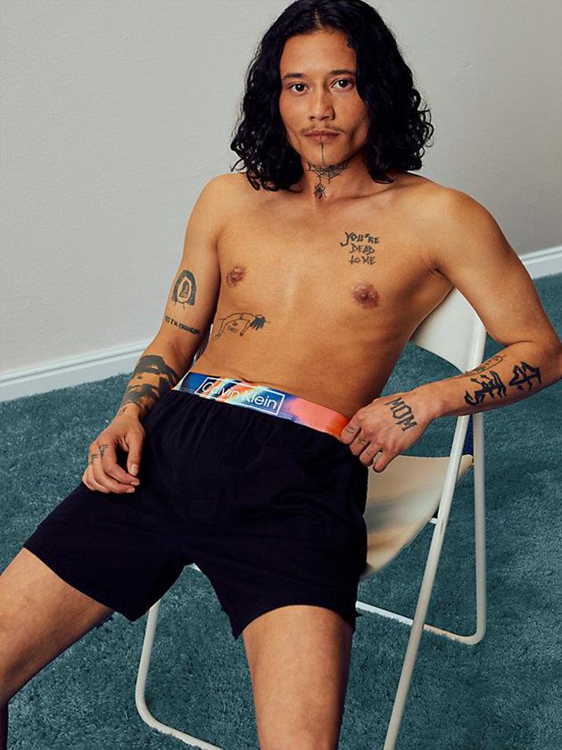 Black Calvin Klein Lounge - Pride Men Shorts | XAVH-78396
