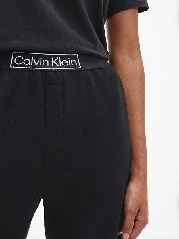 Black Calvin Klein Lounge - Reimagined Heritage Women Joggers | ADGR-23694
