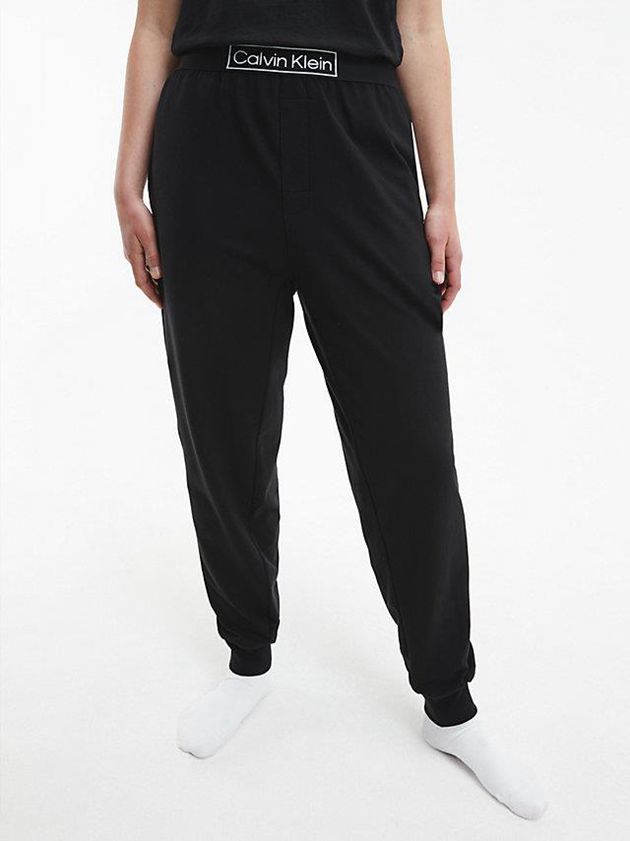 Black Calvin Klein Lounge - Reimagined Heritage Women Joggers | ADGR-23694