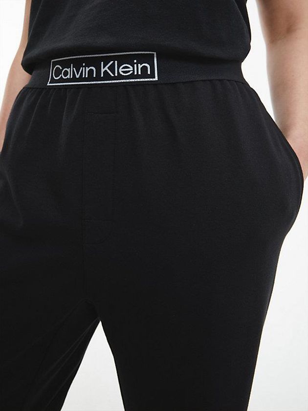Black Calvin Klein Lounge - Reimagined Heritage Women Joggers | ADGR-23694