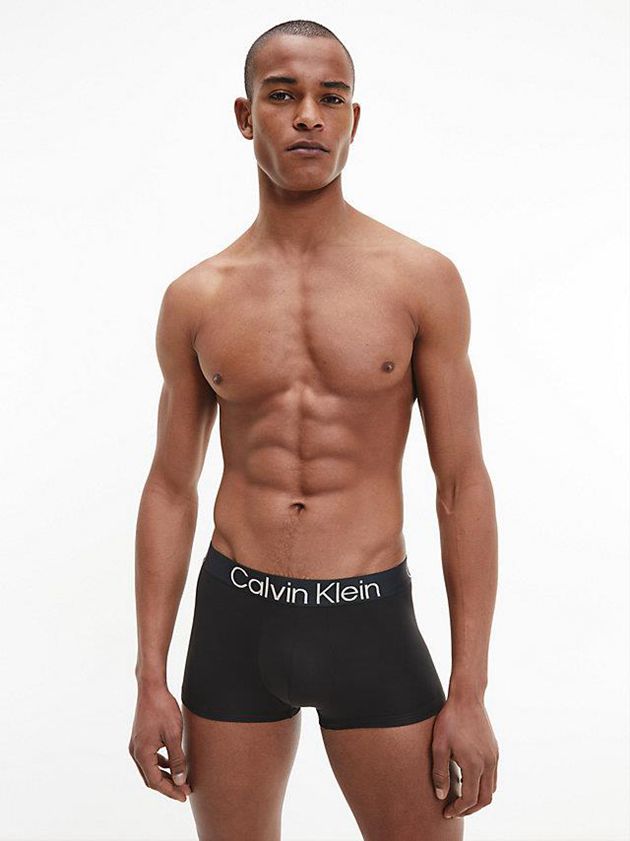 Black Calvin Klein Low Rise Men Briefs | CGDI-08451