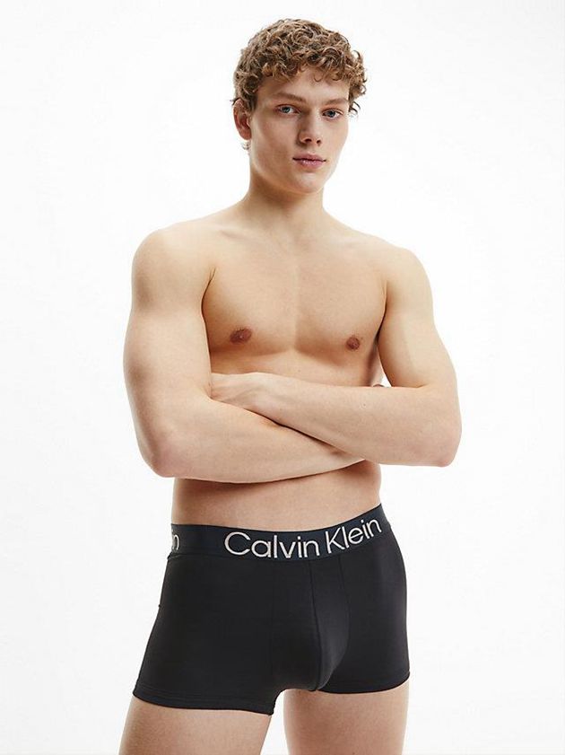 Black Calvin Klein Low Rise Men Briefs | CGDI-08451