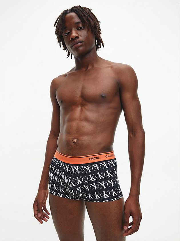 Black Calvin Klein Low Rise - CK One Men Briefs | CEIB-64231