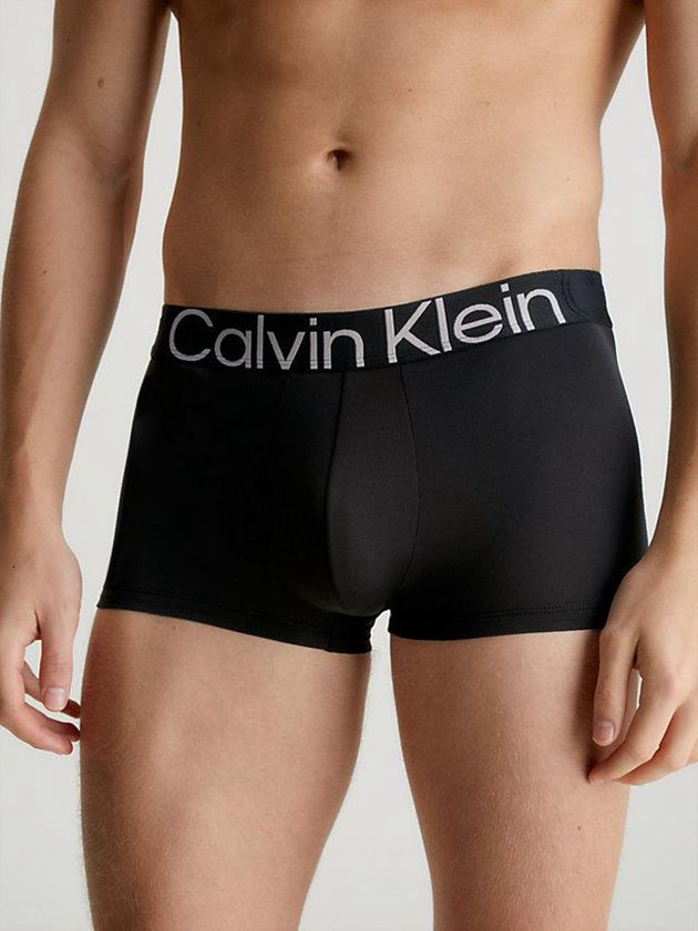 Black Calvin Klein Low Rise - Effect Men Briefs | HTUK-74185