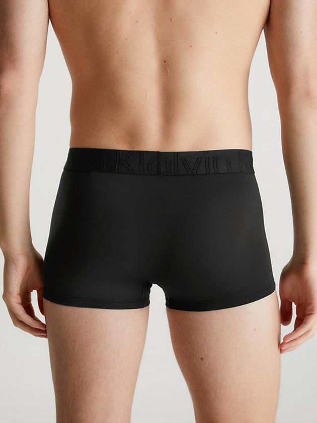 Black Calvin Klein Low Rise - Effect Men Briefs | HTUK-74185
