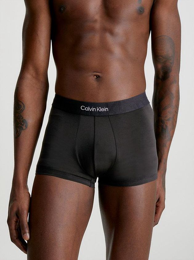 Black Calvin Klein Low Rise - Embossed Icon Men Briefs | XZVG-07596