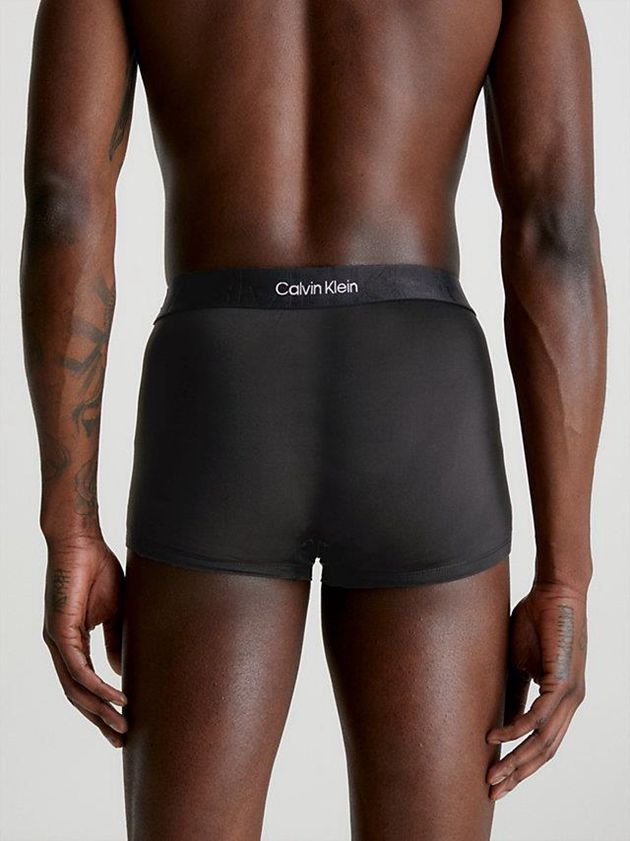 Black Calvin Klein Low Rise - Embossed Icon Men Briefs | XZVG-07596