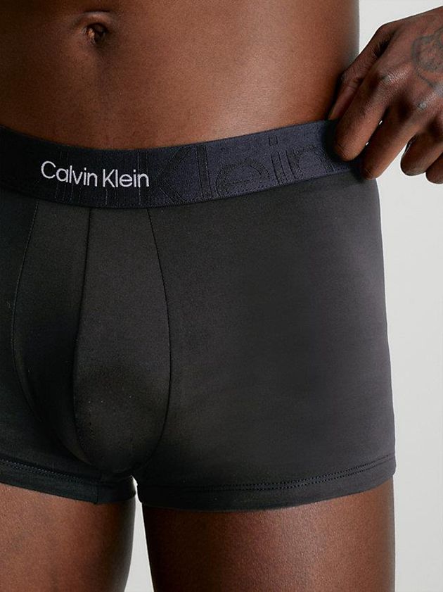 Black Calvin Klein Low Rise - Embossed Icon Men Briefs | XZVG-07596