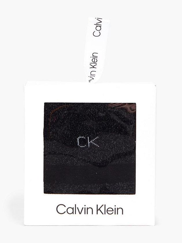 Black Calvin Klein Lurex Gift Box Women Socks | IPKD-02845