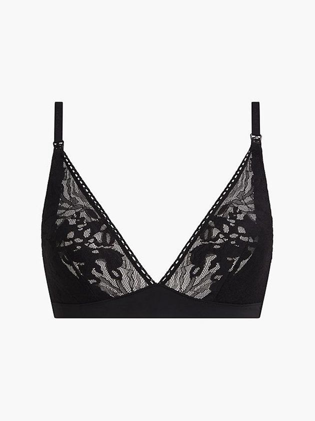 Black Calvin Klein Maternity - Ultra Soft Lace Women Bra | FCVU-83154