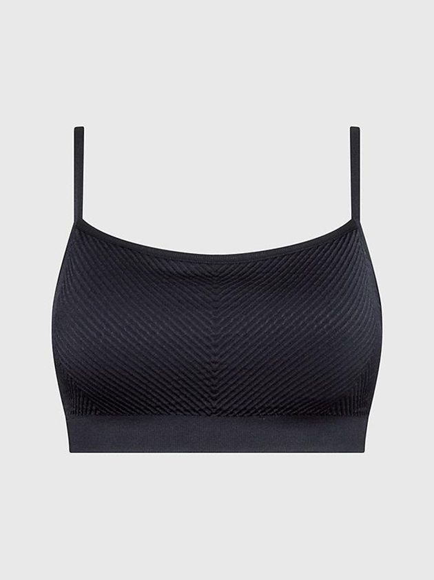 Black Calvin Klein Medium Impact Sports Women Bra | PCTZ-49732