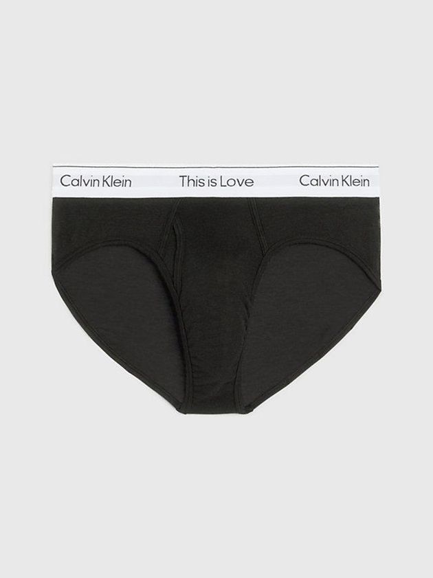 Black Calvin Klein Mesh - Pride Men Briefs | ENFC-19456