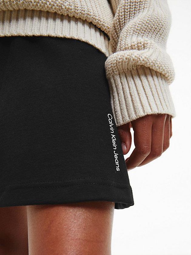 Black Calvin Klein Milano Pleated Flared Girls's Skirt | XOBS-84356