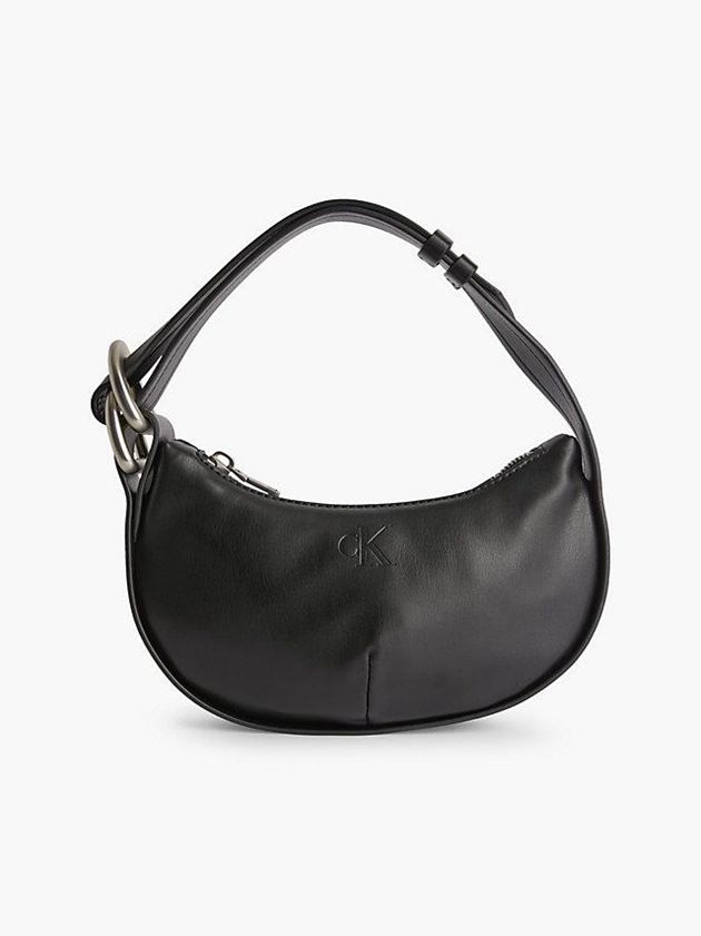 Black Calvin Klein Mini Hobo Women Bags | TSUJ-46185