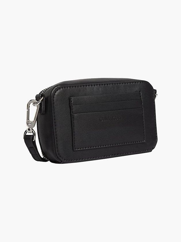 Black Calvin Klein Mini Recycled Crossbody Women Bags | SFIT-08417