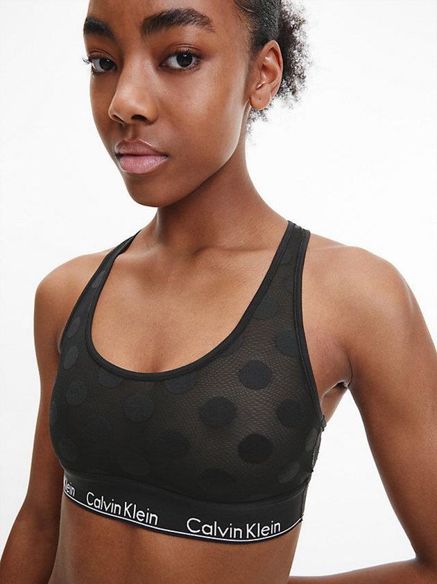 Black Calvin Klein Modern Cotton Women Bra | CUSR-60753