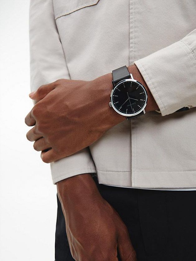 Black Calvin Klein Modern Men Watch | FYHL-49302
