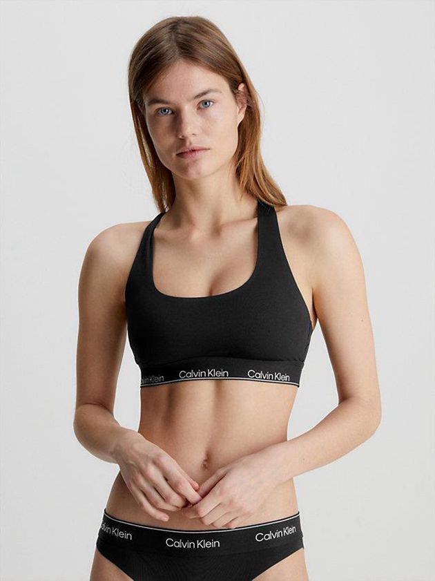 Black Calvin Klein Modern Performance Women Bra | NQTV-87639