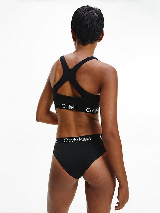 Black Calvin Klein Modern Structure Women Bra | LOYD-72948