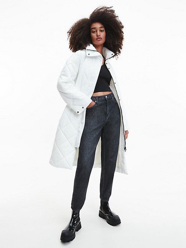 Black Calvin Klein Mom Women Jeans | NASF-41029