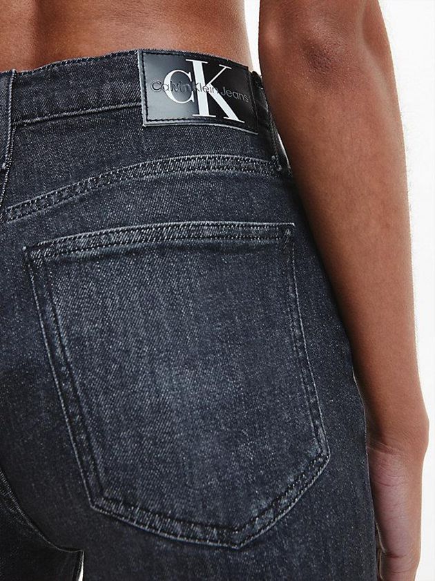 Black Calvin Klein Mom Women Jeans | NASF-41029