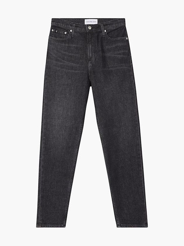 Black Calvin Klein Mom Women Jeans | NASF-41029