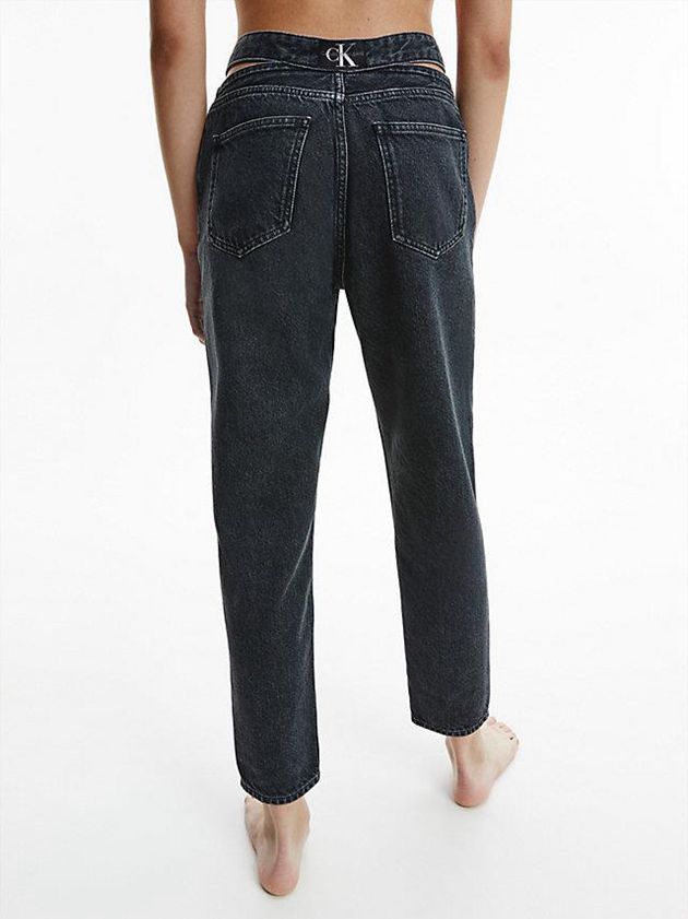 Black Calvin Klein Mom Women Jeans | XPQN-87395
