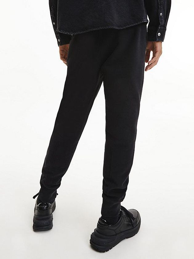 Black Calvin Klein Monogram Men Joggers | VWPA-39102