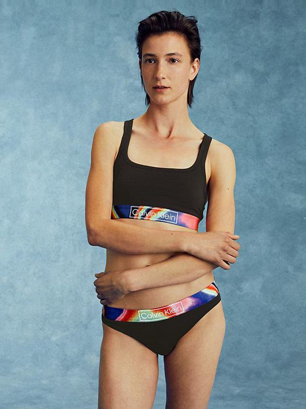 Black Calvin Klein Organic Cotton Bikini - Pride Women Briefs | DZYL-13289