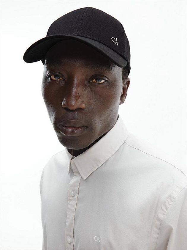Black Calvin Klein Organic Cotton Men Cap | YFWK-07396