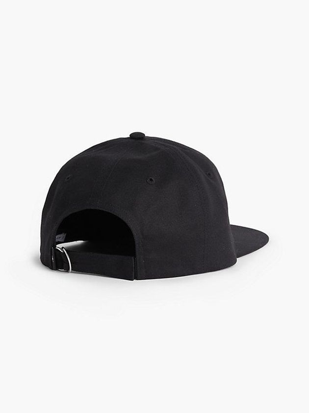 Black Calvin Klein Organic Cotton Men Cap | HSRW-43861