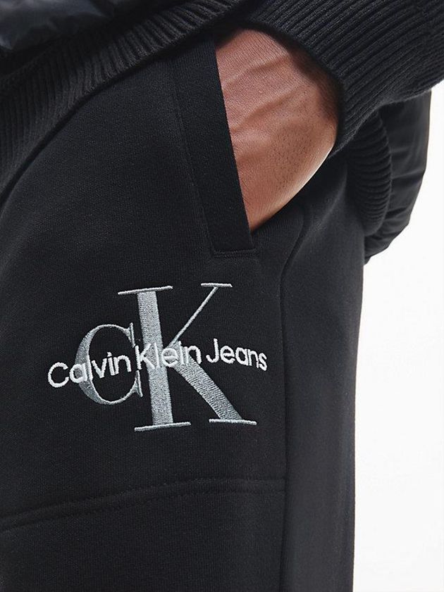 Black Calvin Klein Organic Cotton Men Joggers | HSME-58937