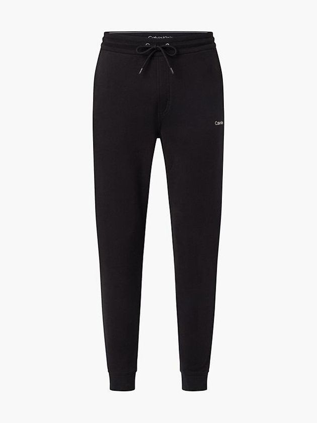 Black Calvin Klein Organic Cotton Men Joggers | RDAF-24653