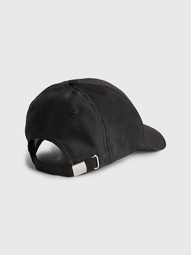 Black Calvin Klein Organic Cotton Women Cap | GNQU-90483