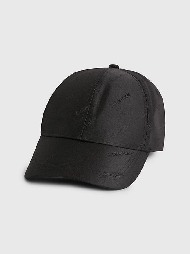 Black Calvin Klein Organic Cotton Women Cap | GNQU-90483