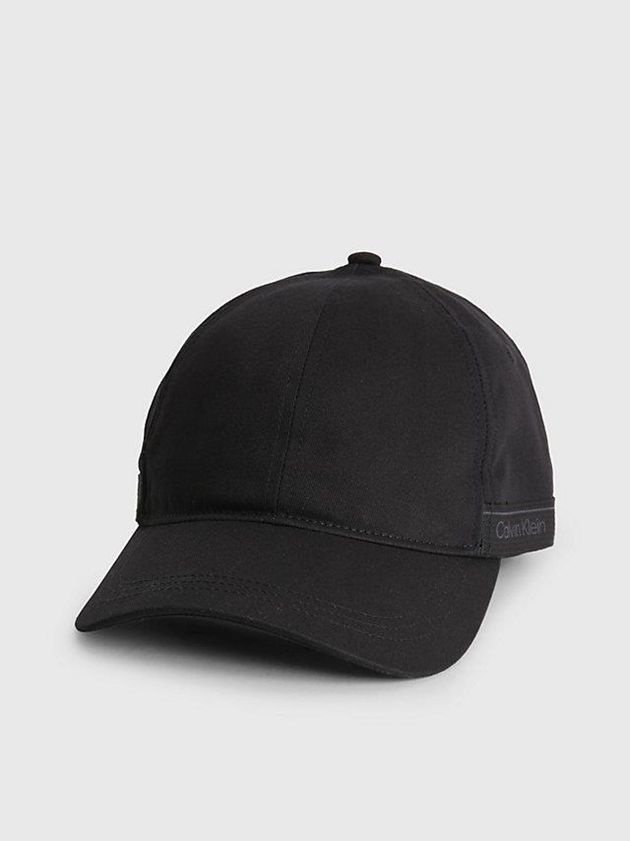 Black Calvin Klein Organic Cotton Women Cap | OHBL-90643