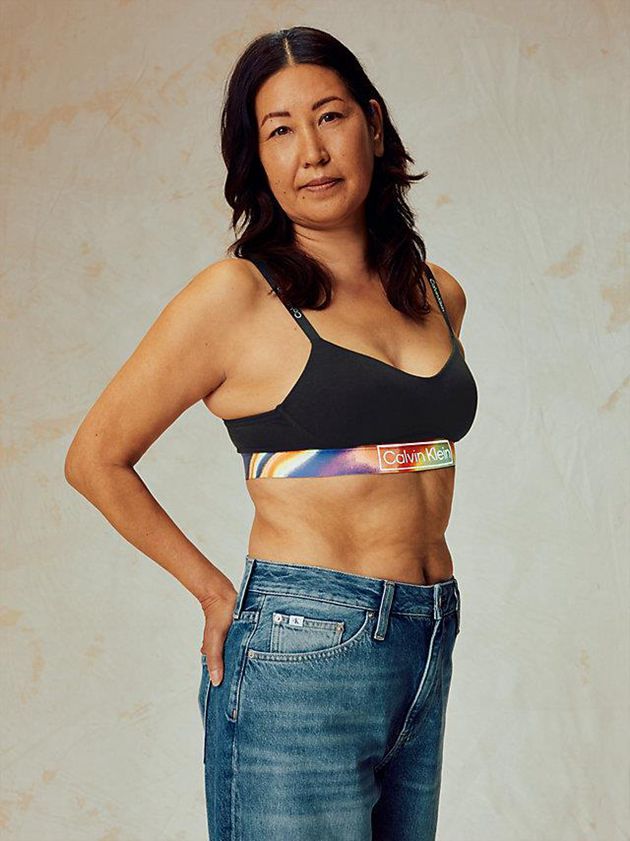 Black Calvin Klein Organic Cotton - Pride Women Bra | NRBD-05798