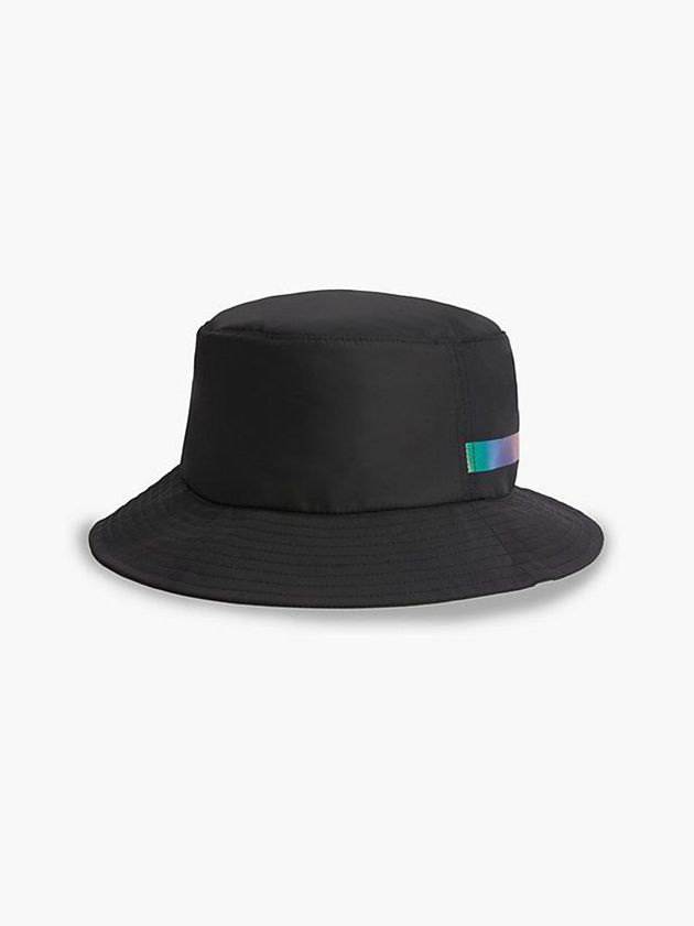 Black Calvin Klein Packable Bucket - Pride Women Cap | DTLE-68235