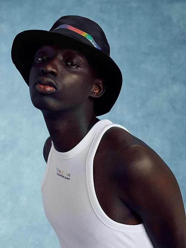 Black Calvin Klein Packable Bucket - Pride Women Cap | DTLE-68235