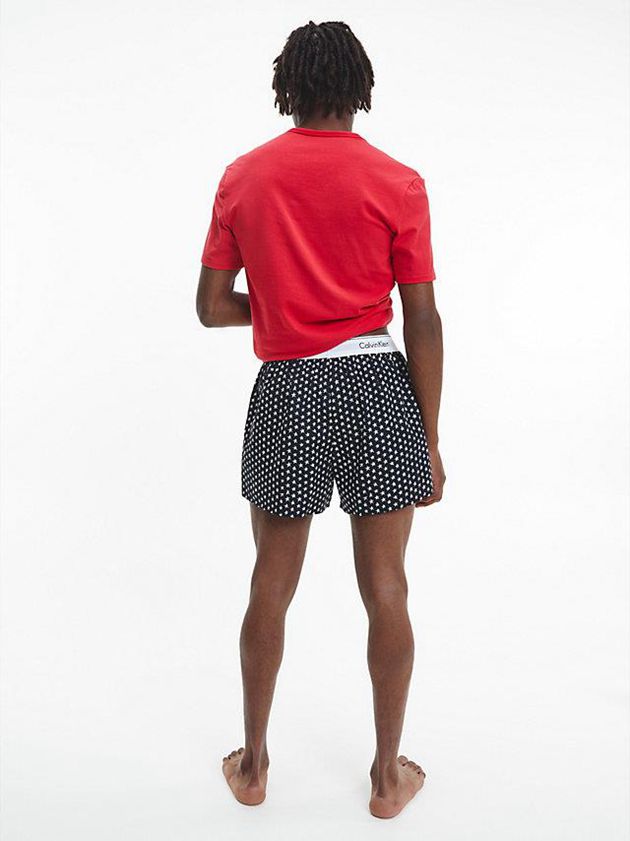 Black Calvin Klein Pyjama Set Men Shorts | HETB-65489