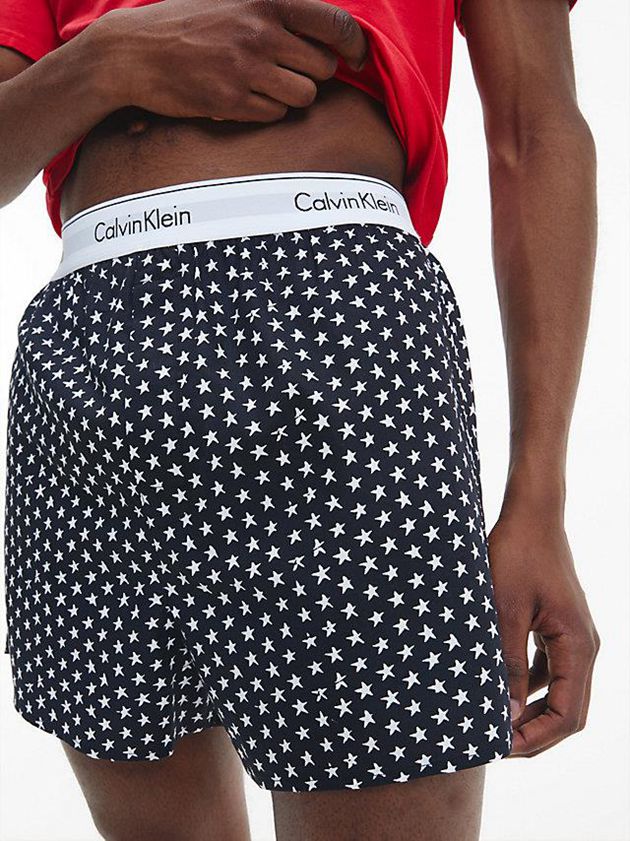 Black Calvin Klein Pyjama Set Men Shorts | HETB-65489
