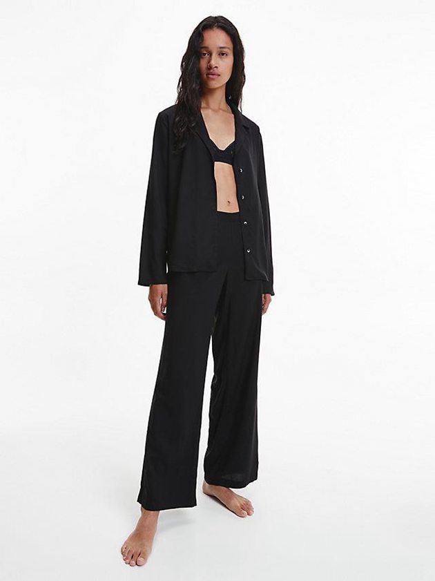 Black Calvin Klein Pyjama Women Pants | YDKE-36041