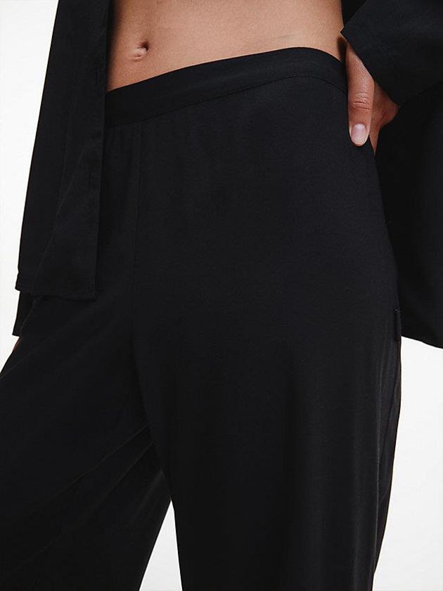 Black Calvin Klein Pyjama Women Pants | YDKE-36041