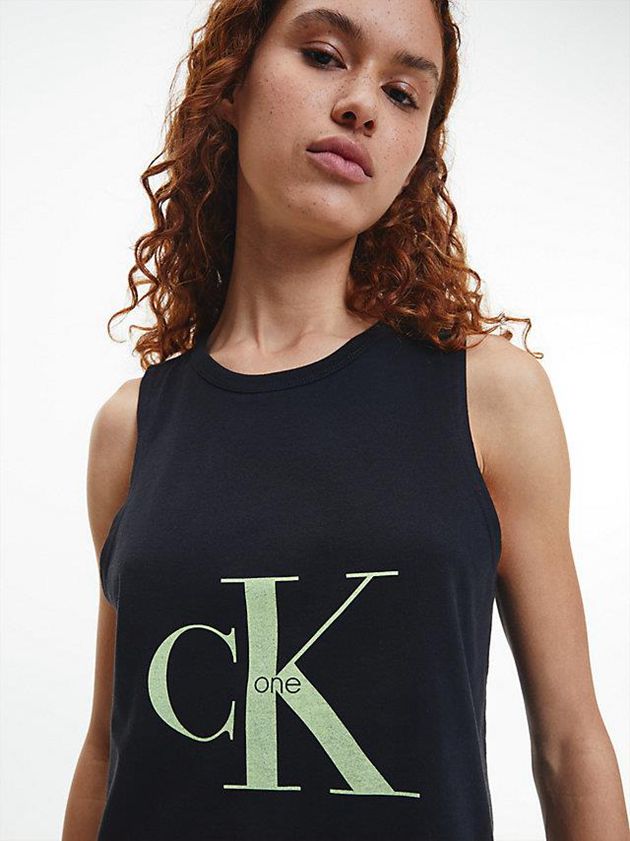 Black Calvin Klein Pyjama - CK One Women Top | PLBD-07864